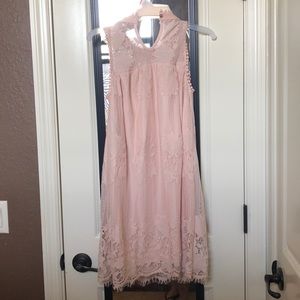 Pale Pink Lace Dress 🎀